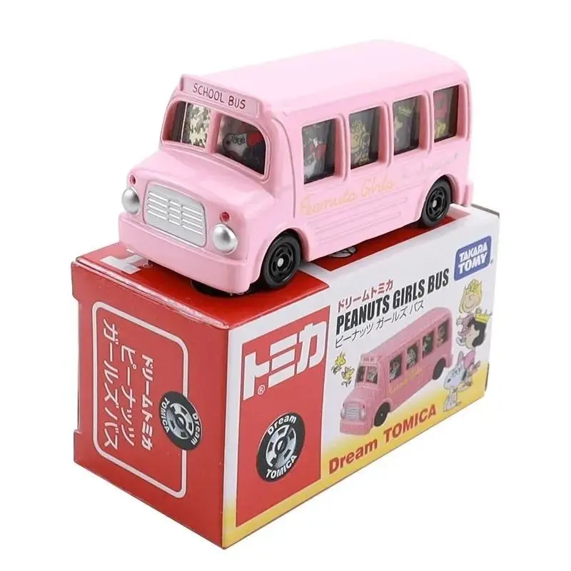 

TOMICA TAKARA TOMY Small Bus Car Model Cartoon Co Branded Series Alloy Car Model Mini Vehicles Children's Birthday Gift Toys