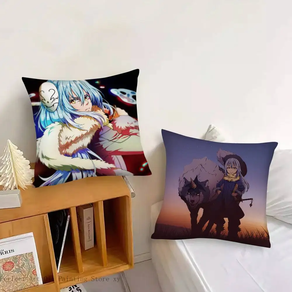 Anime Regarding Reincarnated Slime Pillow Case Fashion Square Pillowcase Bedroom Sofa Room Ins Decoration Leisure