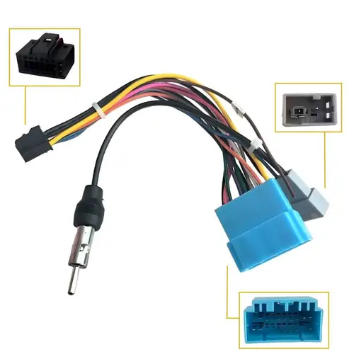 Imagen 2 del producto Cable adaptador de corriente con enchufe ISO para Radio de coche, Cable de arnés de cableado de Radio de coche Android de 16 pines a 20 pines para Suzuki Vitara Swift SX4 2006+