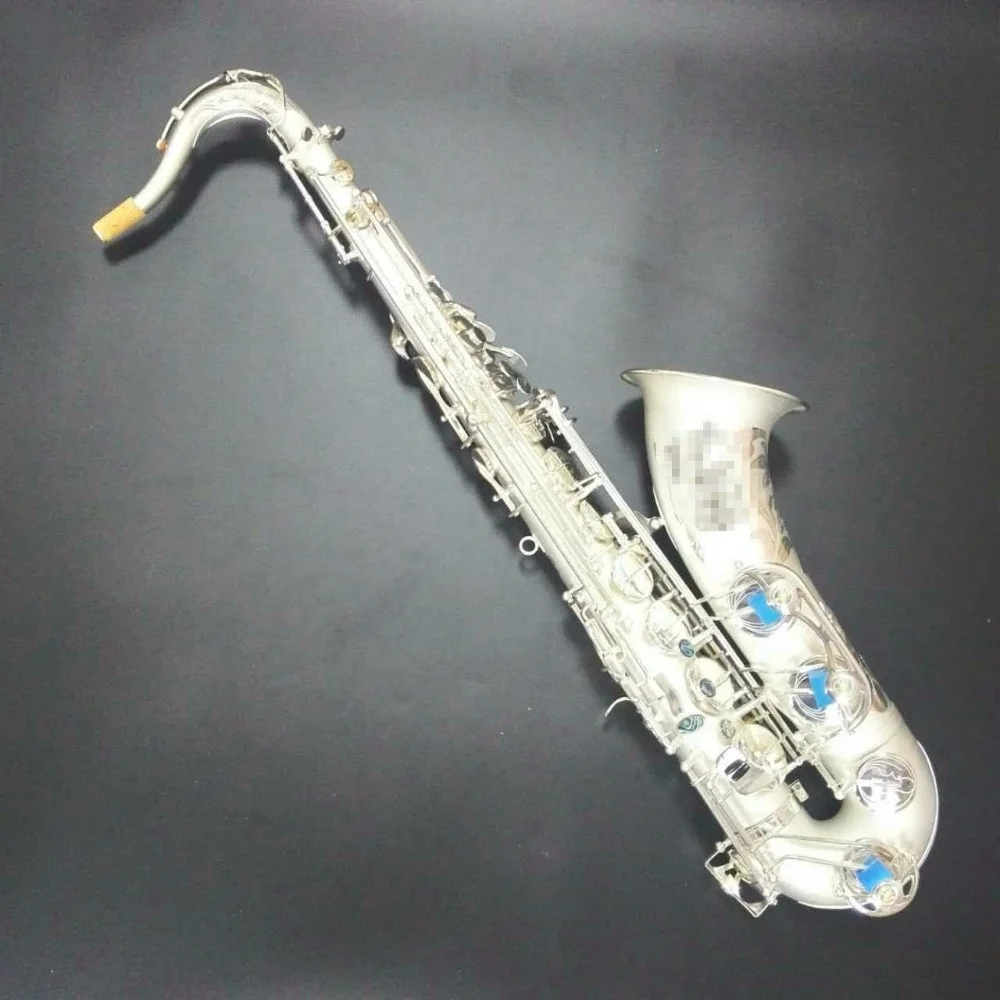 Professional Matt Silver Plated Tenor Saxophone