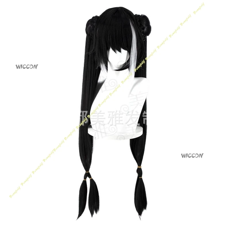 أزياء تنكرية لعبة شركة Limbus للفتيات جيا Xichun بدلة شعر مستعار للنساء فستان أحمر أسود تنورة إكسسوارات مرحلة عيد الميلاد والهالوين