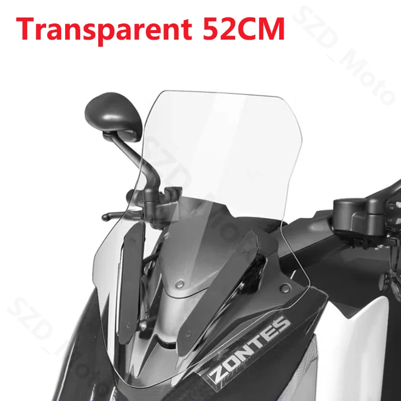 For Zontes 150D 350D 150 350 D ZT150D ZT150T-D ZT350D ZT350T-D3 Motorcycle Touring Windshield Windscreens Wind Deflectors Clear