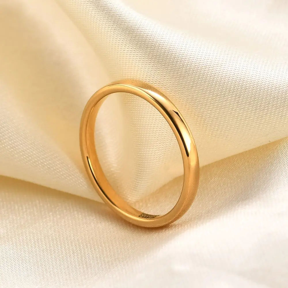 VQYSKO Vintage Wolfram Ring für Männer Glatte Plain Paar Ringe Punk Stil Mode Ring Schmuck Zubehör Großhandel – Detail 5
