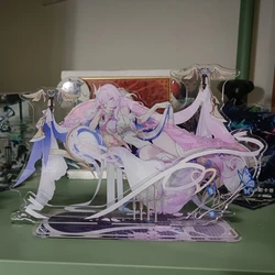 Honkai Impact 3 Elysia Lying on your side 20cm Acrylic Figure Stand Original Model Desktop Ornament Fans Gifts