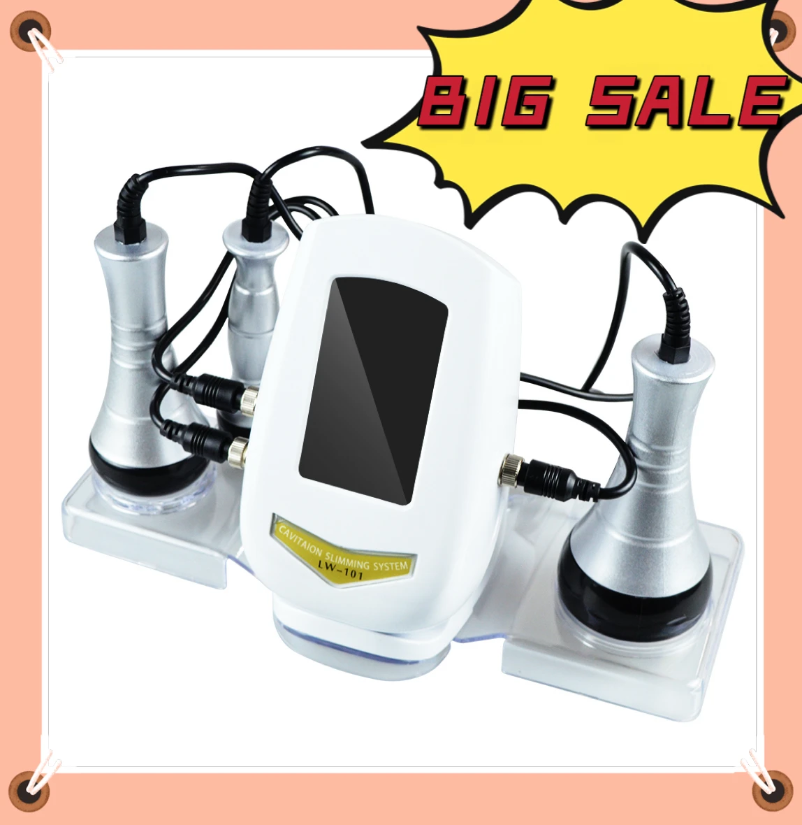 GRANDE OFFERTA Macchina per Cavitazione e Massaggio Dimagrante 3in1, Attrezzatura Multifunzionale per Rassodamento e Lifting di Viso e Corpo, Strumento per la Cura della Pelle, Spedizione dal