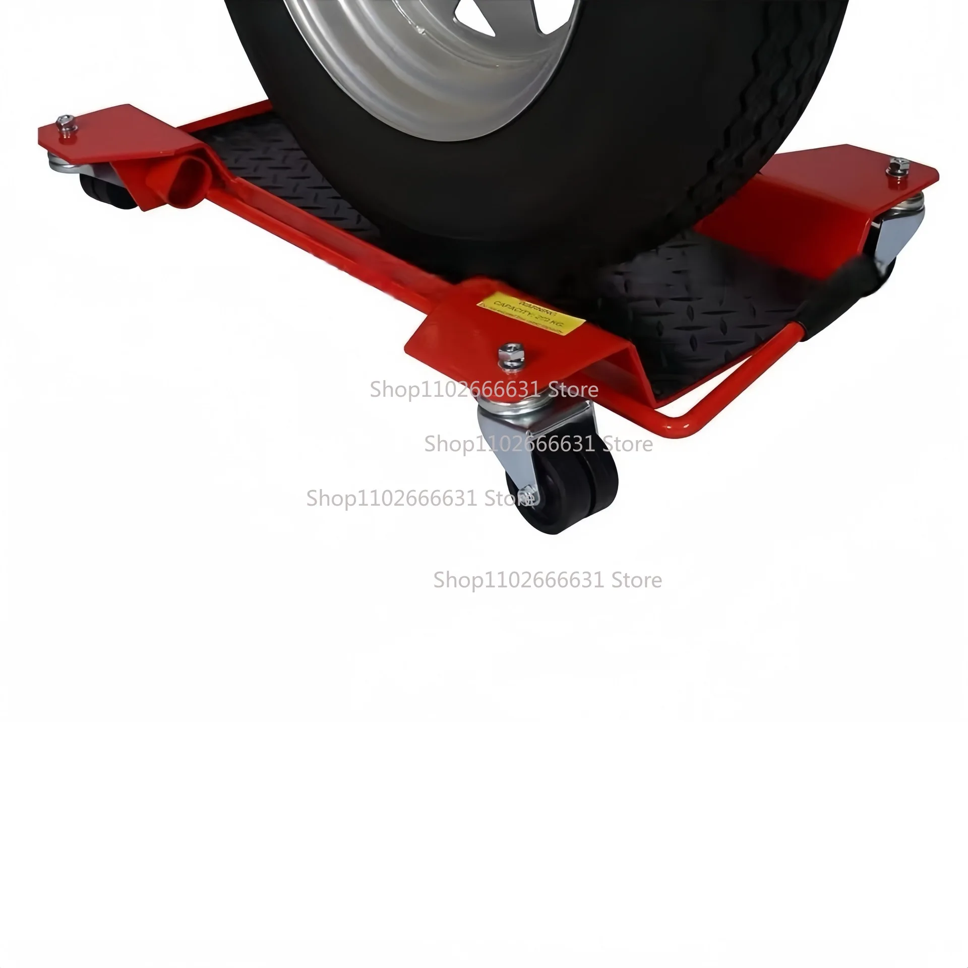 Motorcycle Centre Stand Moving Dolly Trolley Platform 360 Degree Casters Trailer Moving Carrier for Motorbike