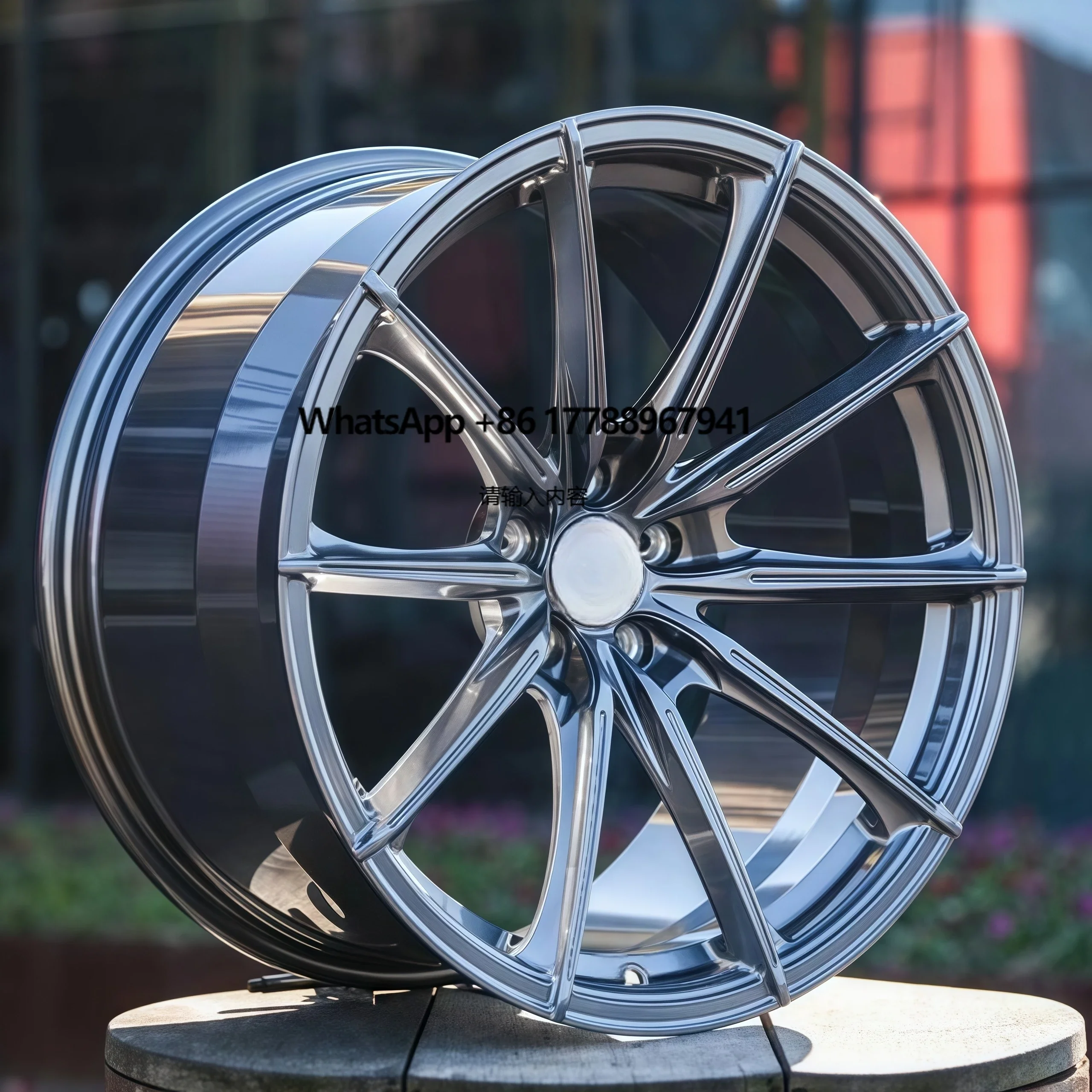 

High-Performance 1-Piece Aluminum Forged Sports Car Wheel Hub Lightweight Multi-Spoke Silver Fits 5 X165.1 5 Passenger Cars