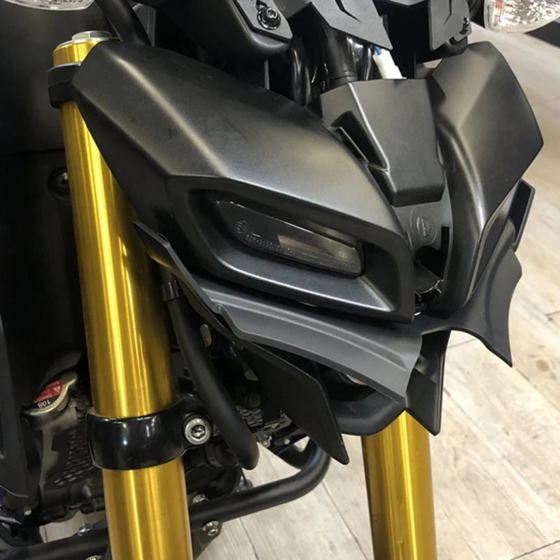 Для Yamaha MT15 MT-15 2018-2021 крылья передний пневматический обтекатель наконечника крыла защитный чехол из углеродного волокна