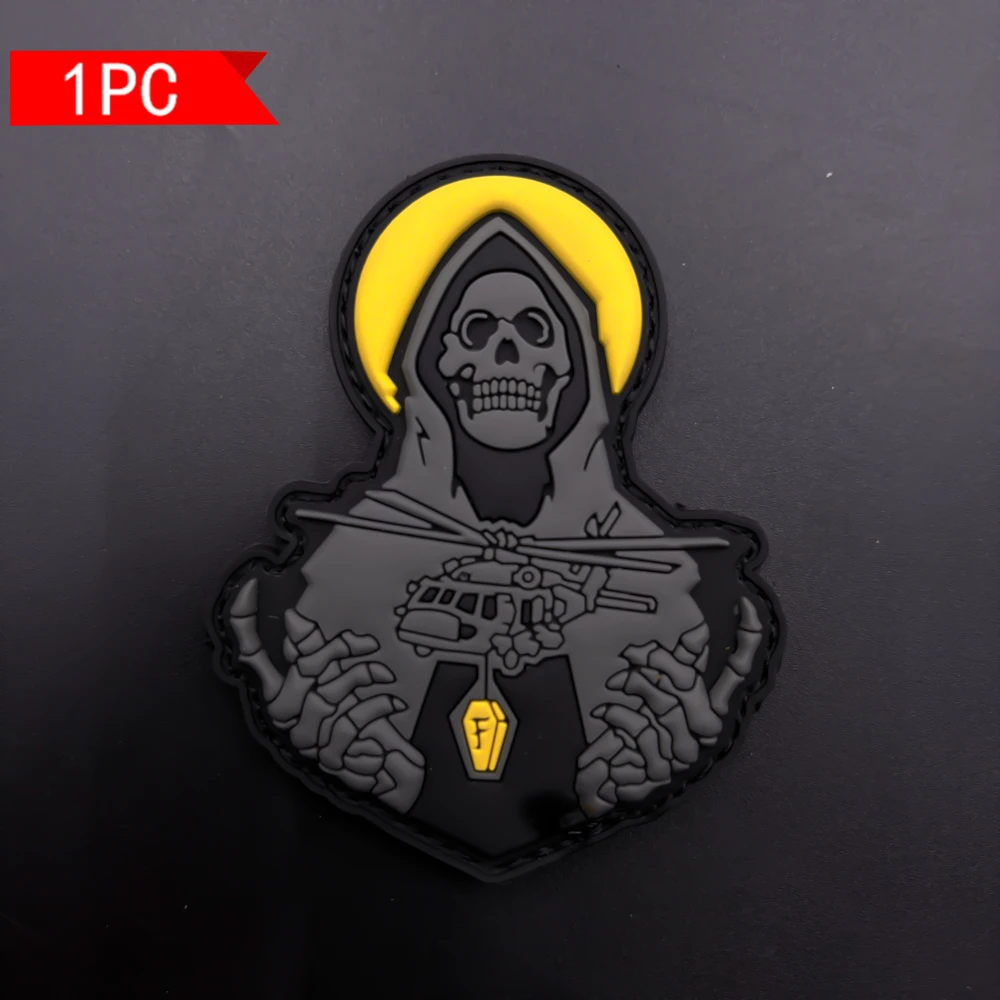 Pvc Luminous Arm Patch Badge in the Shape of a Cape-Style Aircraft, Versatile Decorative Accessory for Clothing and Bags, Includes a Fleece Backing