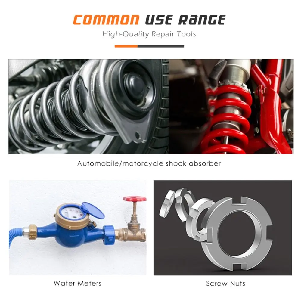 

Universal Remove Cover Hand Tools Nut Key Pipe Wrench Repair Set Adjustable Spanner C Spanners Hook Wrenchs Water Meter Wrench