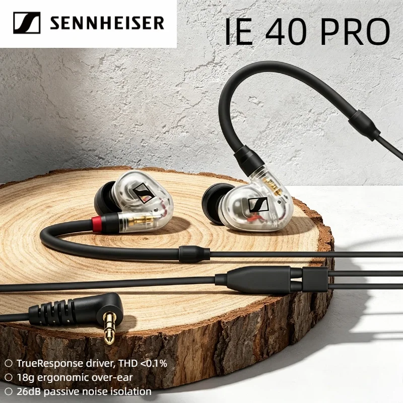 

Оригинальные Hi-Fi наушники Sennheiser IE40Pro, высококачественные динамические внутриканальные наушники для бега и спорта