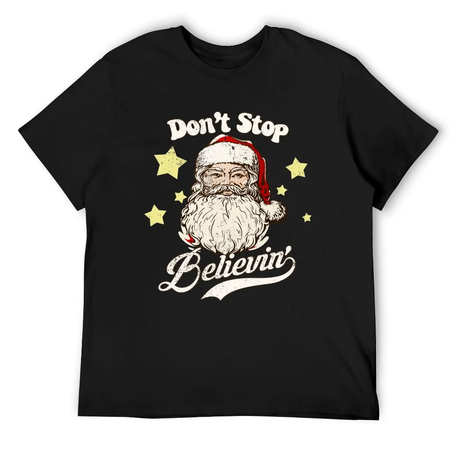 

Christmas Santa Don't Stop Believin T-Shirt