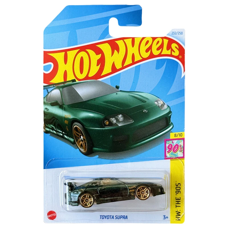 Hot Wheels 2024P Dodge Charger Toyota Supra Gordon Murray Tesla Model S Plaid Chevy Impala 1/64 Diecast Vehicle Model Toy C4982