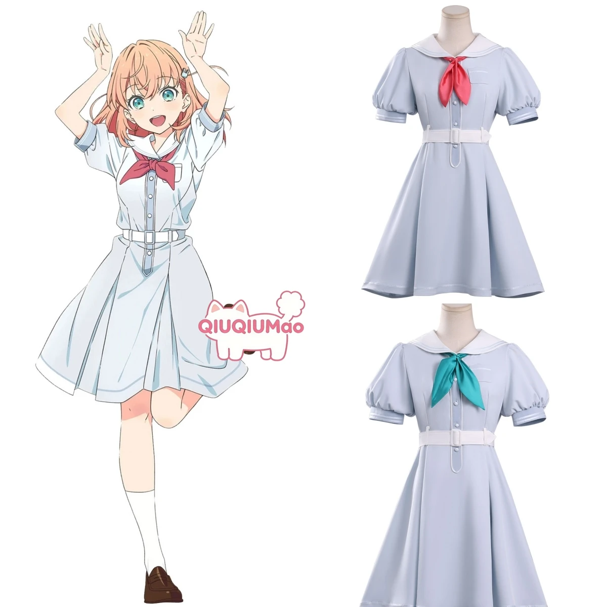 

Popular Hasunosora Girls' Academy School Idol Club Cosplay Costume Anime Role Playing Summer JK One-Piece Dress Women Comic Con