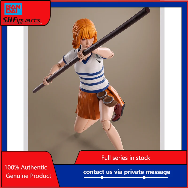 

In Stock Bandai S.H.Figuarts One Piece Nami Netflix Live Action Anime Action Figure Collectible Model Toy