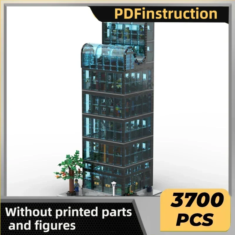 

City Street View Model Moc Building Bricks Downtown Skyscraper Technology Modular Blocks Gifts Christmas Toys DIY Sets Assembly