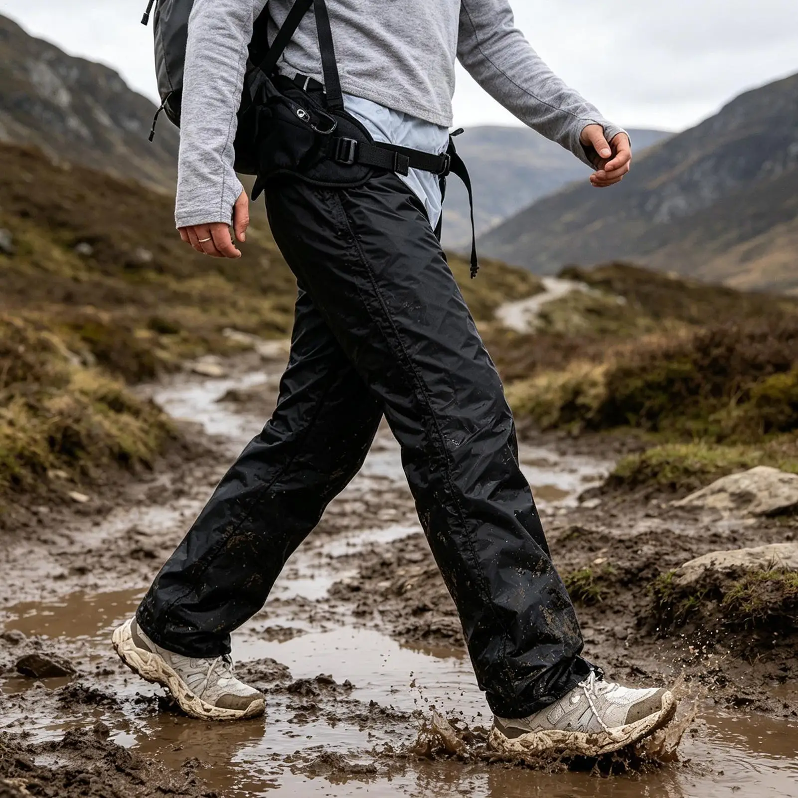Leg Gaiters For Men Adjustable Waterproof Guard Gaiters For Hiking For Outdoor Cycling Mountain Climbing Fishing Trekking