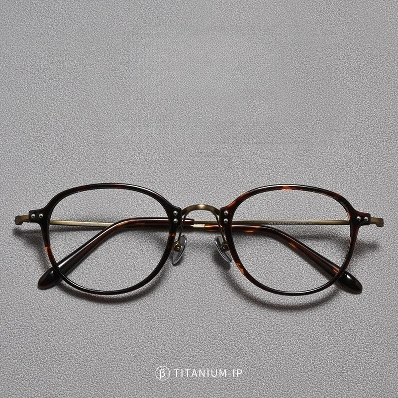 

Colorful Middle Size Round Alloy Glasses Frame Men Women optical Myopia Presbyopia prescription lenses attachment Retro eyewear