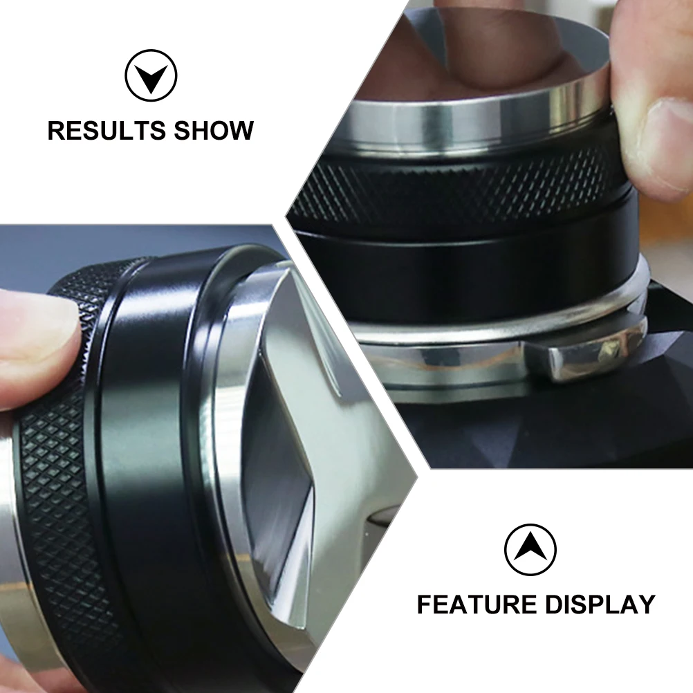 

Coffee Tamper Aluminum Alloy Stainless Steel Smooth Surface Pressing Tool for Espresso Coffee Maker Powder Distributor