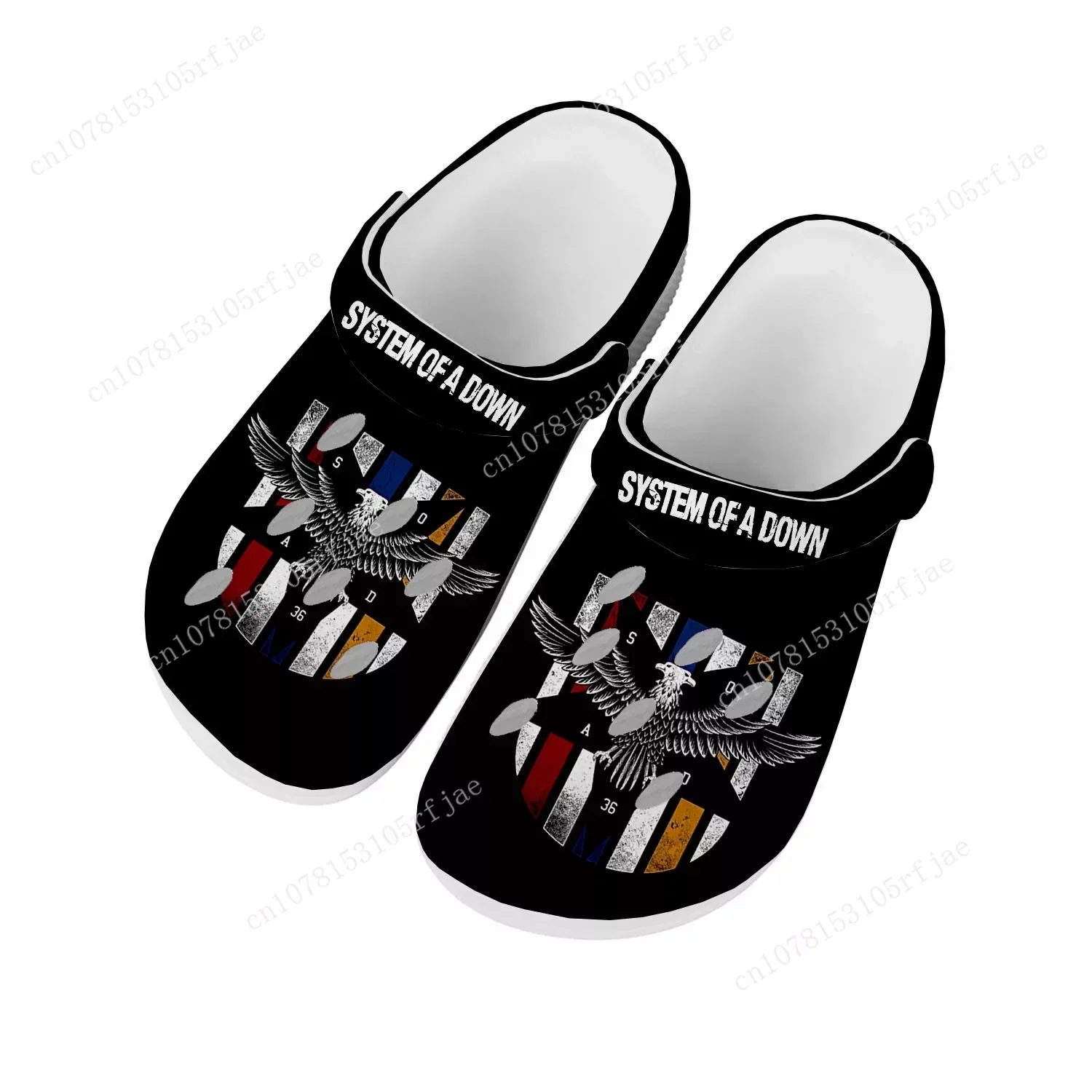 

System of a Down Home Clog Mens Women Youth Boy Girl Sandals Shoes Garden Bespoke Customized Breathable Shoe Beach Hole Slippers