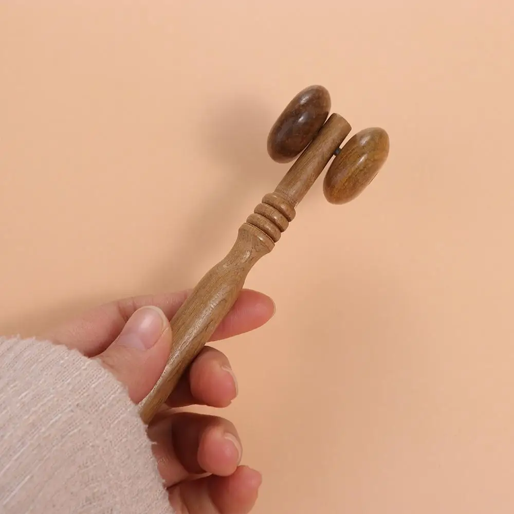 

Портативный скребок из сандалового дерева Гуа Ша для похудения, лифтинг лица, массаж лица, средство для удаления морщин, натуральный ролик для лица, унисекс