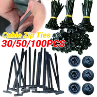 50/100PCS Nylon Cable Zip Ties Self-Locking Heavy Duty Zip Ties Universal Cable Tie Buckle for Indoor and Outdoor Use