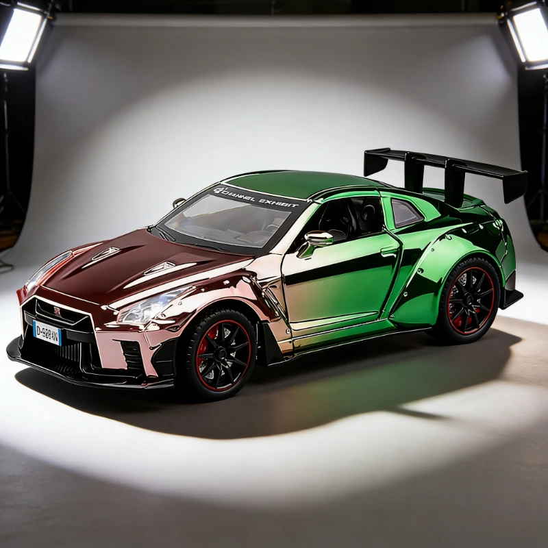 

1:22 Alloy Dongying Ares GT-R35 Classic Sports Car Model Simulation Boutique Car Ornament Decoration