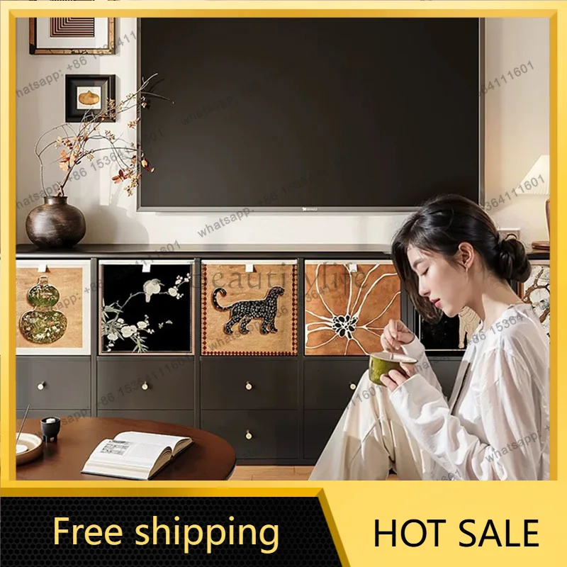 LJY Storage Display Living Room Cabinets Organizer Filing Decor Corner Living Room Cabinets Wood Coffee Gabinete Salon Furniture