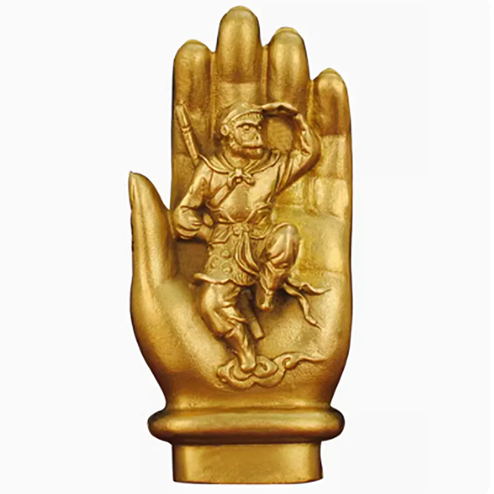 Sun Wukong Qi Tian Da Sheng Tathagata Palm Five Finger Mountain Zen Art Decoration