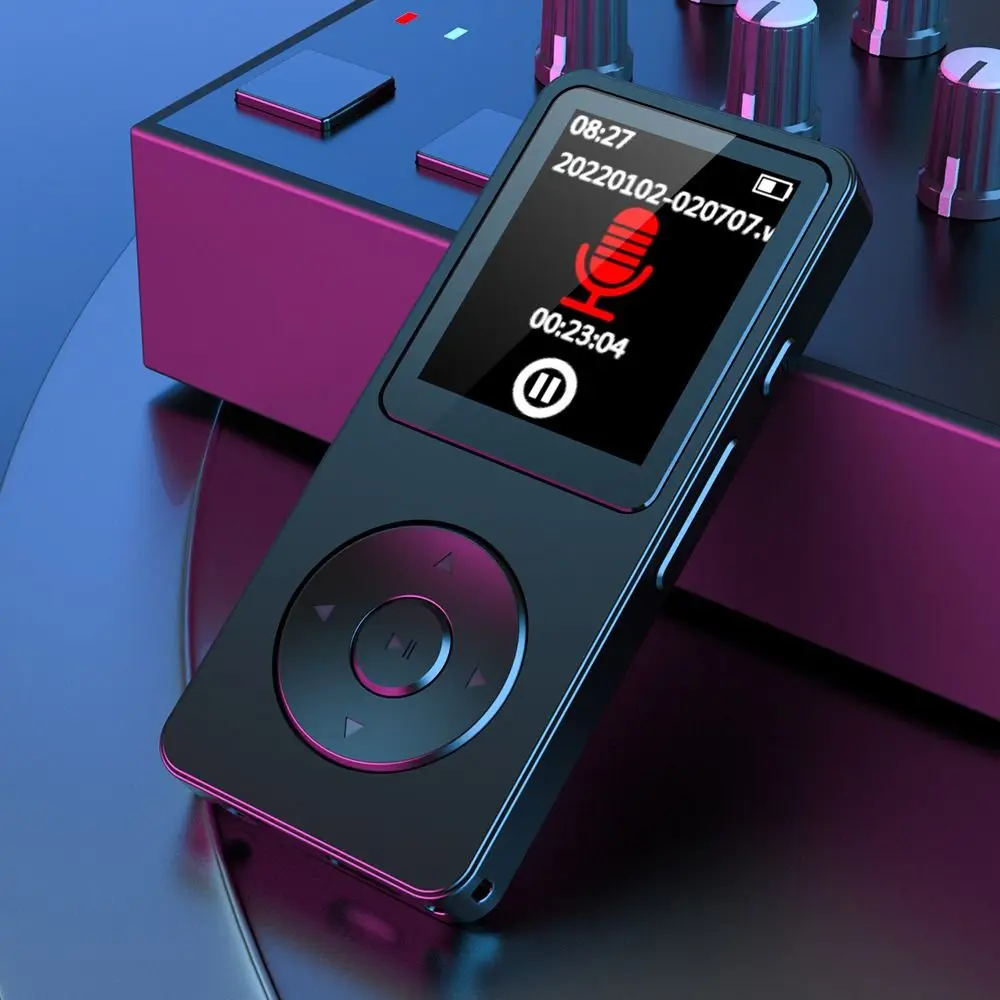 Portable Long Strip Student MP3 Ultra-thin with buttons MP3 Music Player Simple Solid Color Mini Music Player Children Gift