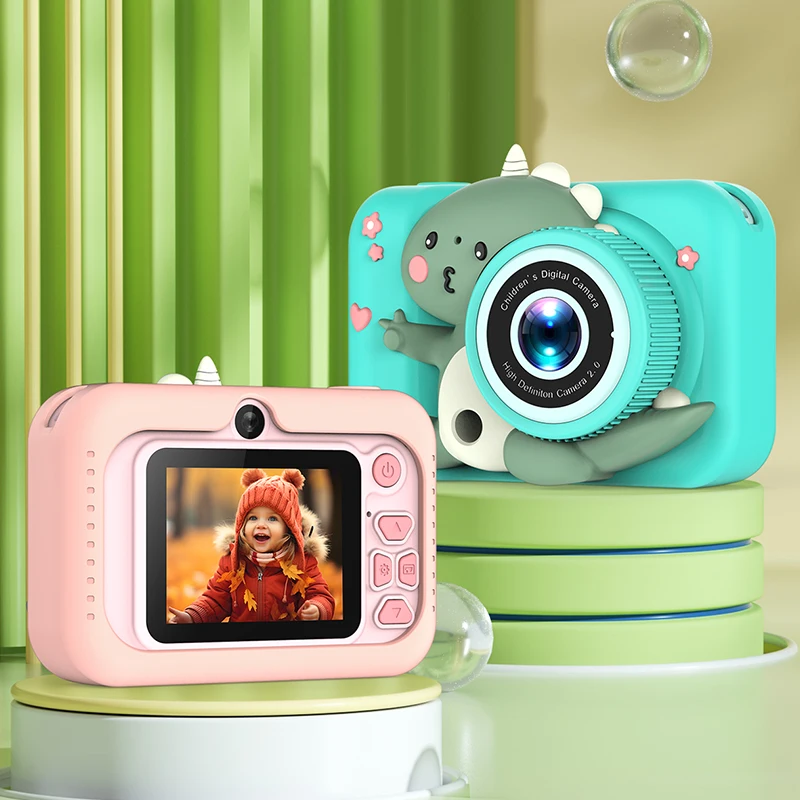 

1080P HD Video Digital Recorder Toys Camera Outdoor Protable Toddler Silicone Cases Camera For Children Gifts With 32GB Card