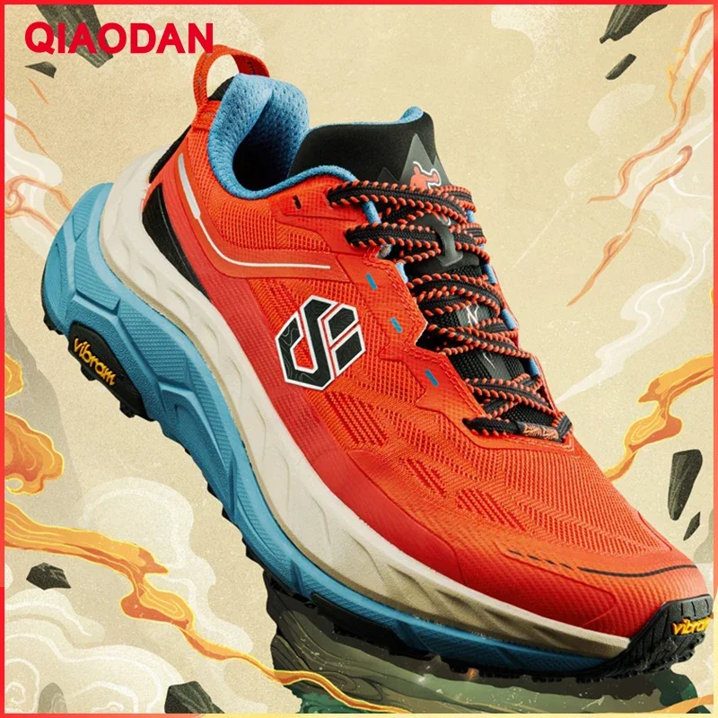 

QIAODAN ShanShen 2.0 Carbon Plate Trail Running Shoes for Men 2024 Outdoor Hiking Shock-absorbing Non-slip Sneaker QDB023244277