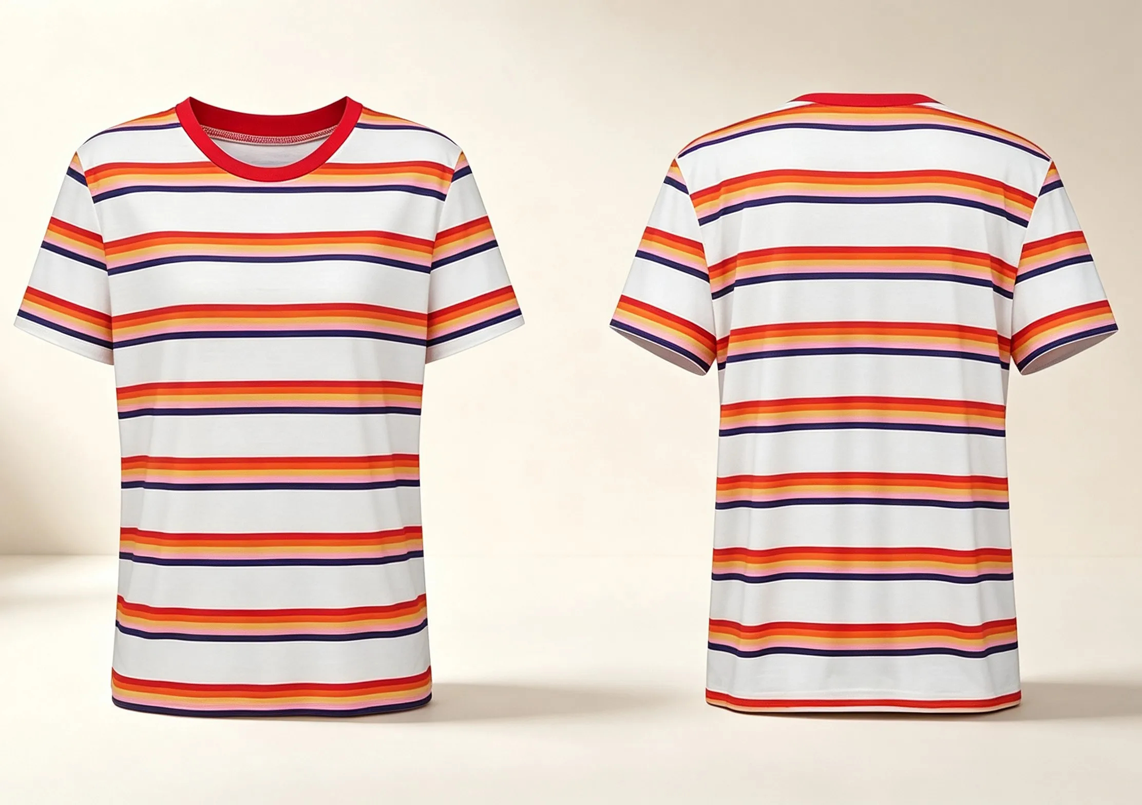 2026 Mayfield Role Playing Clothing Striped T-shirt Casual Breathable Comfortable 3D Printing Fashion Family Matching Clothing