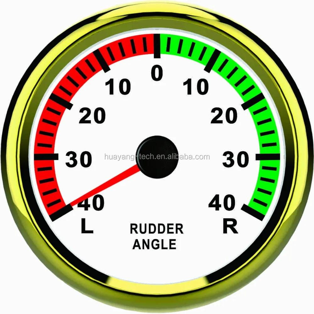 Indicador de ángulo del timón de 85 mm