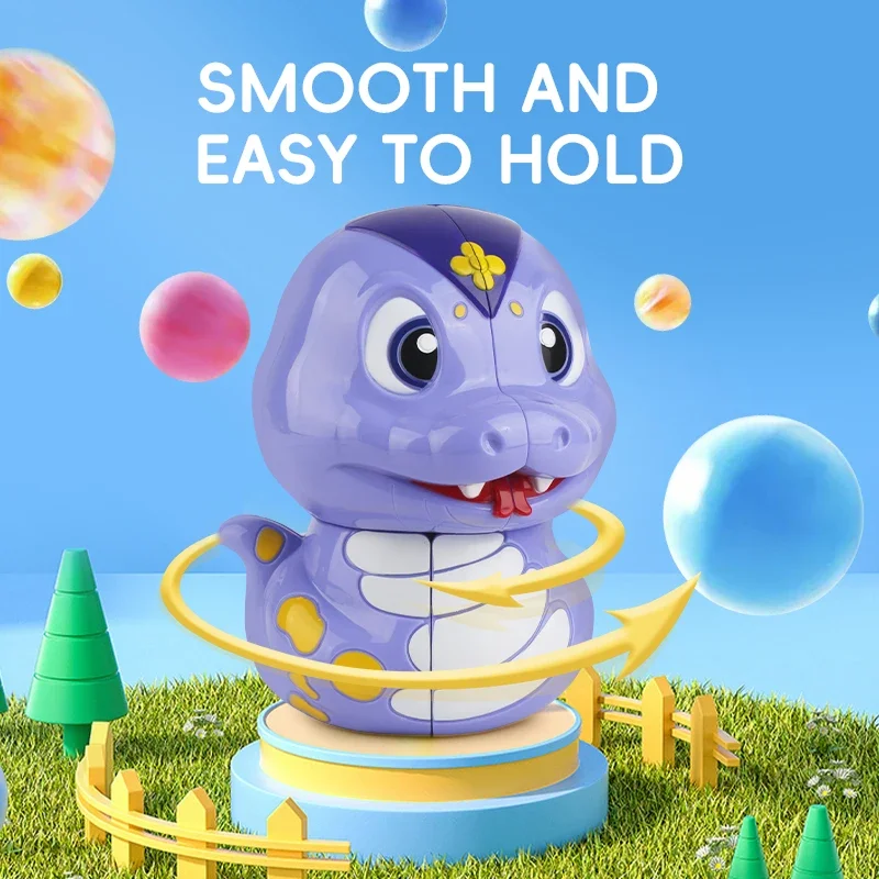 Yuxin Leuke Slang Cartoon Dier Ontwerp Alien Cartoon 2x2 Magische Kubus Puzzel Speelgoed voor Kinderen Kids Gift Toy Gift