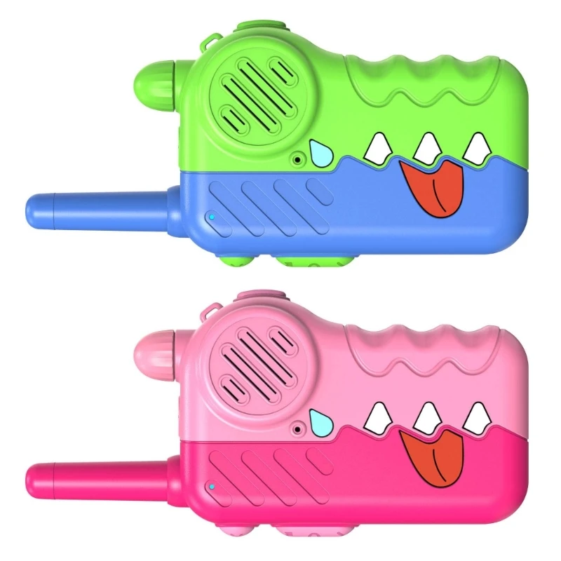 Dispositivo comunicación para niños, Walkie Talkie juguete para acampar, fácil usar con rangos largos, promueve e