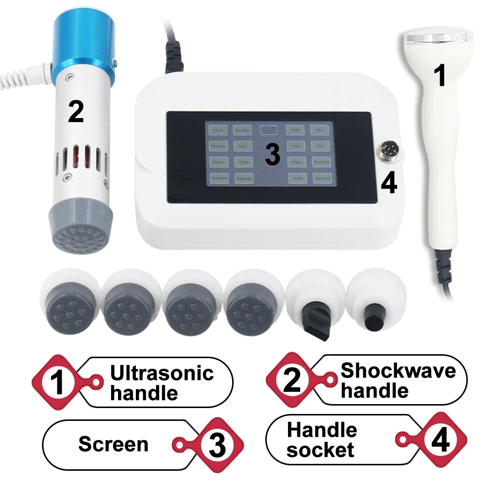 300mj Shockwave Therapy Machine Pain Relief Body Relax ED Treatment New Shock Wave Equipment Ultrasound Physiotherapy Device