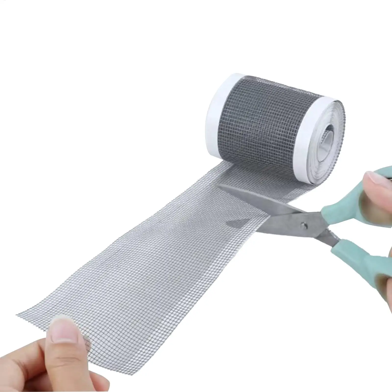 Screen Repair Tape Self-Adhesive Tear-Resistant Transparent Mesh Patch Window Door Screen Repair Kit For Home Patio RV Camper