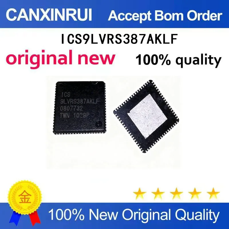 

(5-100 Pieces) New stock 9LVRS387AKLF ICS9LVRS387AKLF QFN