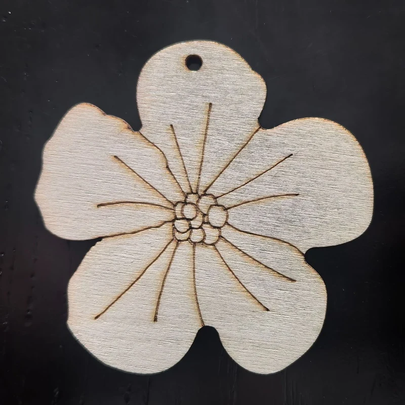 60 pezzi di fiori in legno non finiti artigianato in bianco a forma di fiore decorazioni in legno fiore decorazione del ringraziamento di natale