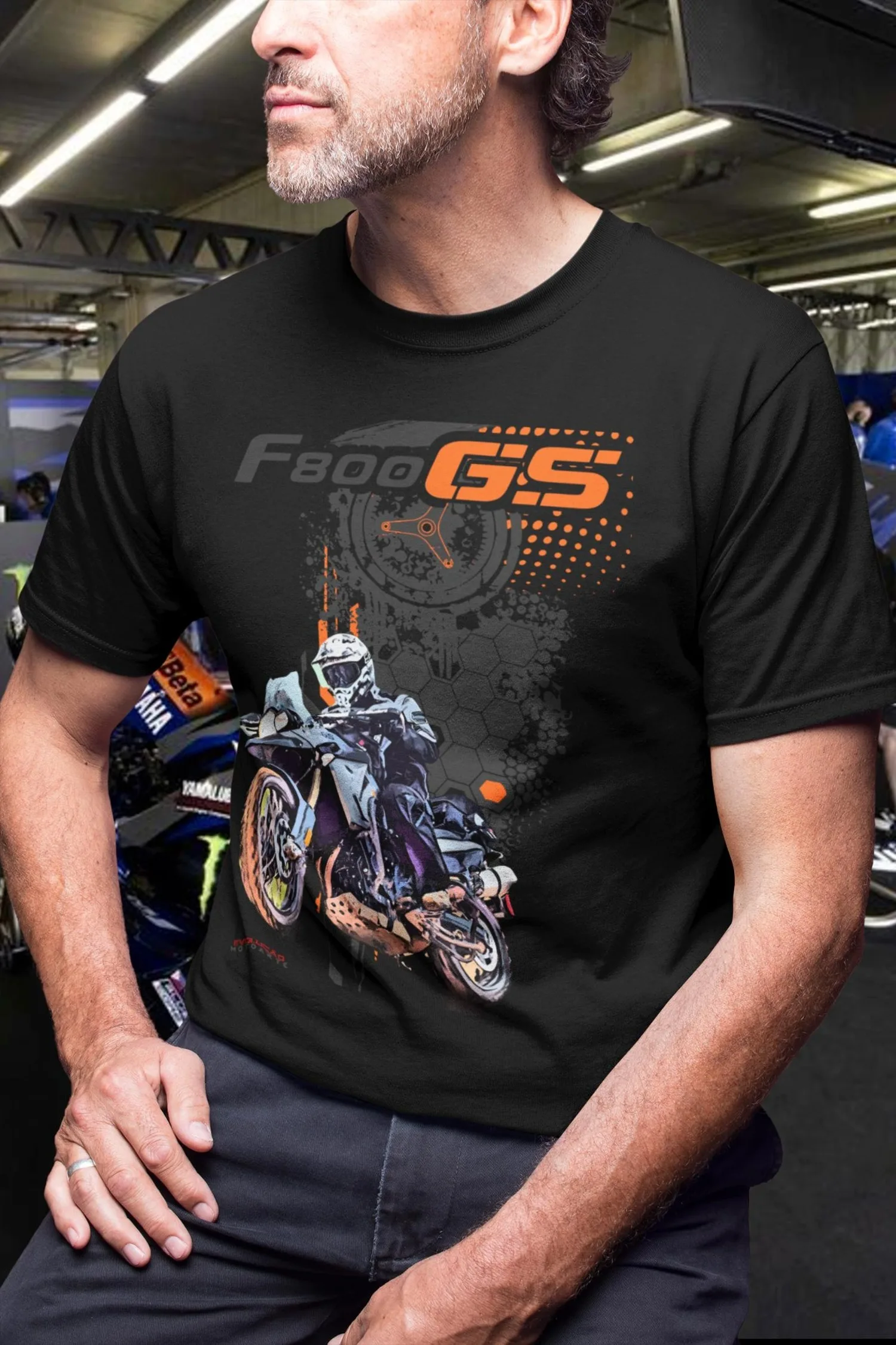 Camiseta 463 @ EY B/M.W F 800 GS, camiseta de motocicleta The Trail Conqueror, camiseta gráfica todoterreno para fanáticos del b.mw Motorrad GS Trophy Gif