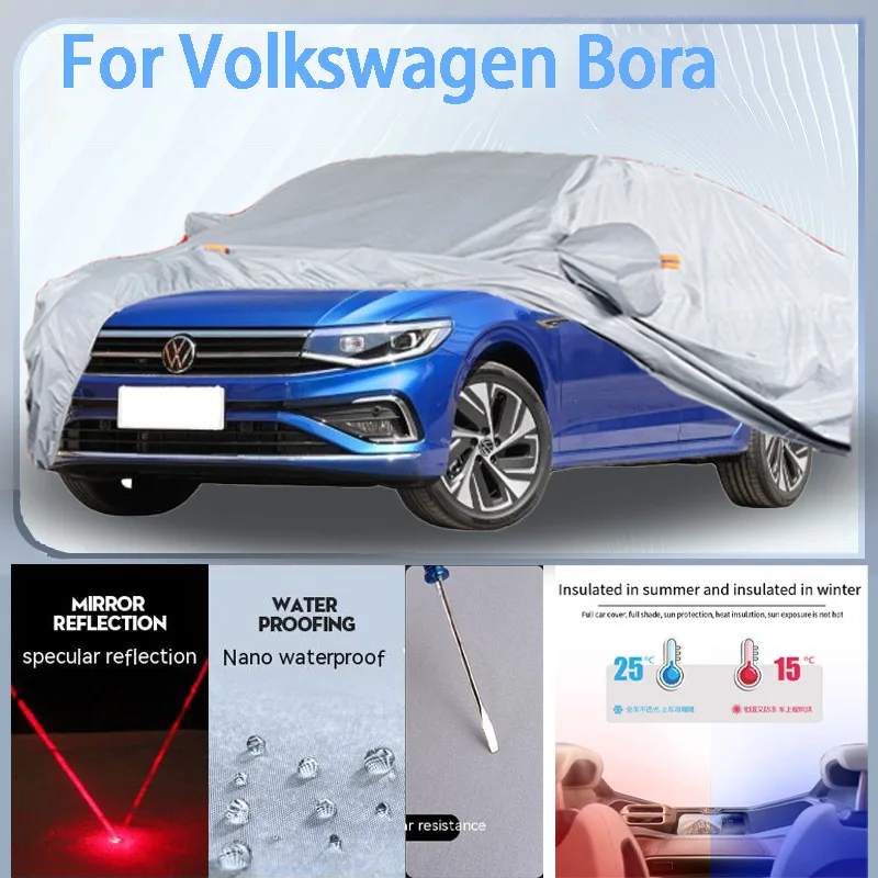 

For Volkswagen Bora Full Car cover with UV protection and Winter Insulation roles,Rainproof,Snowproof Ati-frost properties.