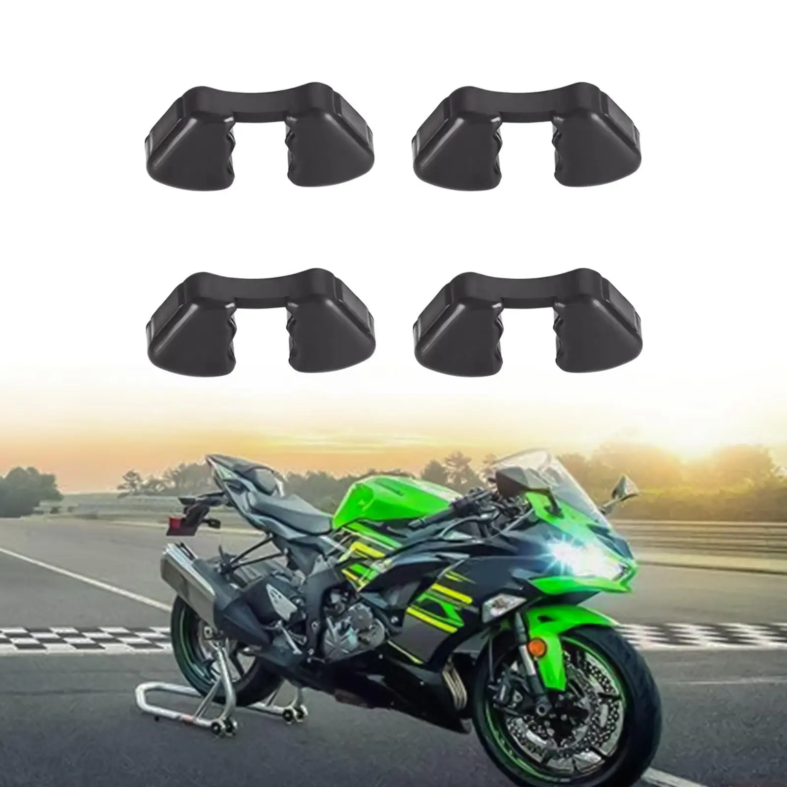 4x Rear Wheel Dampers Shock Absorber Rubber Rear Shock Absorbing Easy Install Replacement for 600 ZX600 ZX-6R