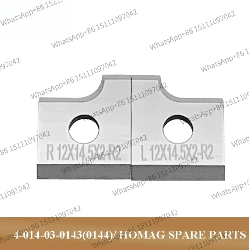 10pcs 4-014-03-0143/0144 Scraping Blade Woodworking Tools Knives Scraper for Homag Edge Banding Machine 12*14.5*2mm R2