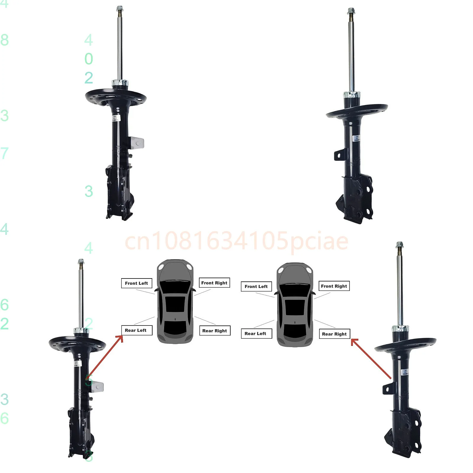 For BYD Tang DM 2.0T Hybrid Rear Shock Absorber Support Bar Auto Parts