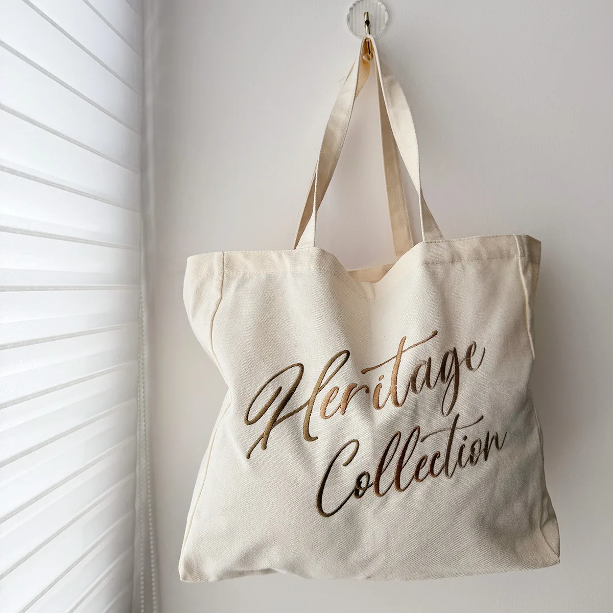 American Vintage Style Letters Embroidered Cotton Canvas Tote Bags Women Street Fashion Reusable Shoulder Shopping Bags