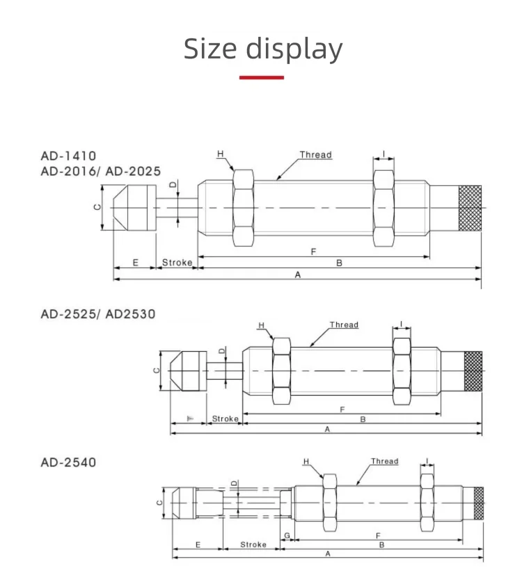 AD Einstellbarer hydraulischer Puffer mit automatischer Kompensation – Detail 7