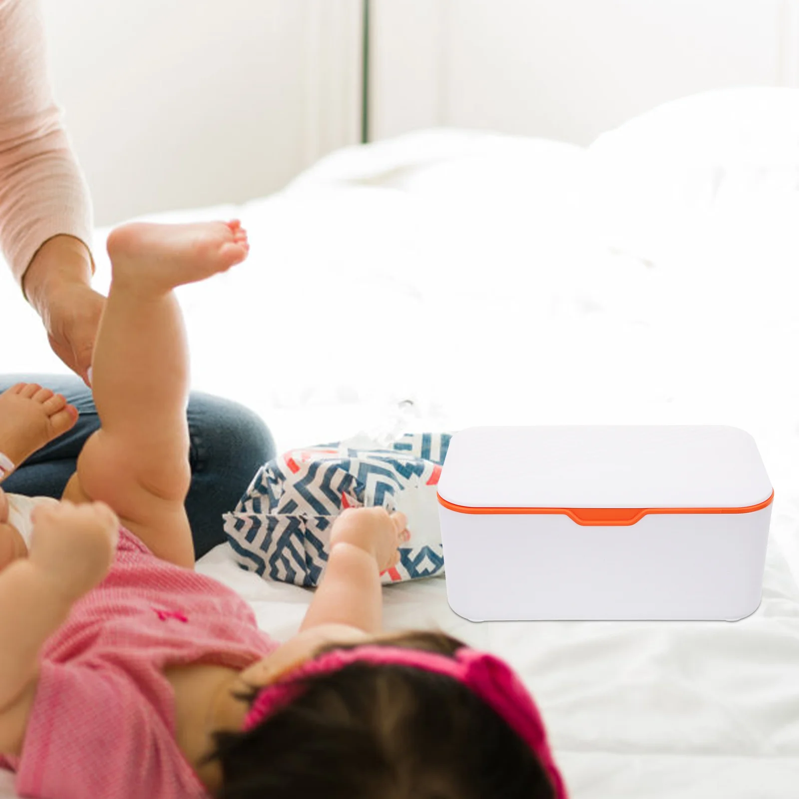Portable Baby Wipes Dispenser Durable Wet Tissue Case Lightweight Storage Box Easy Pull Reusable for Daily Use