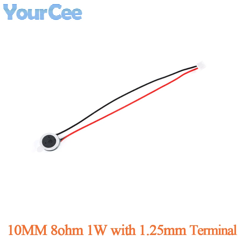 Altavoz con alarma de Audio, 2 piezas, 8R, 8 ohm, 1W, 10mm/13mm/15mm/16m/18mm/20mm/23mm/25mm/26mm, para tableta, teléfono y ordenador cuerno de