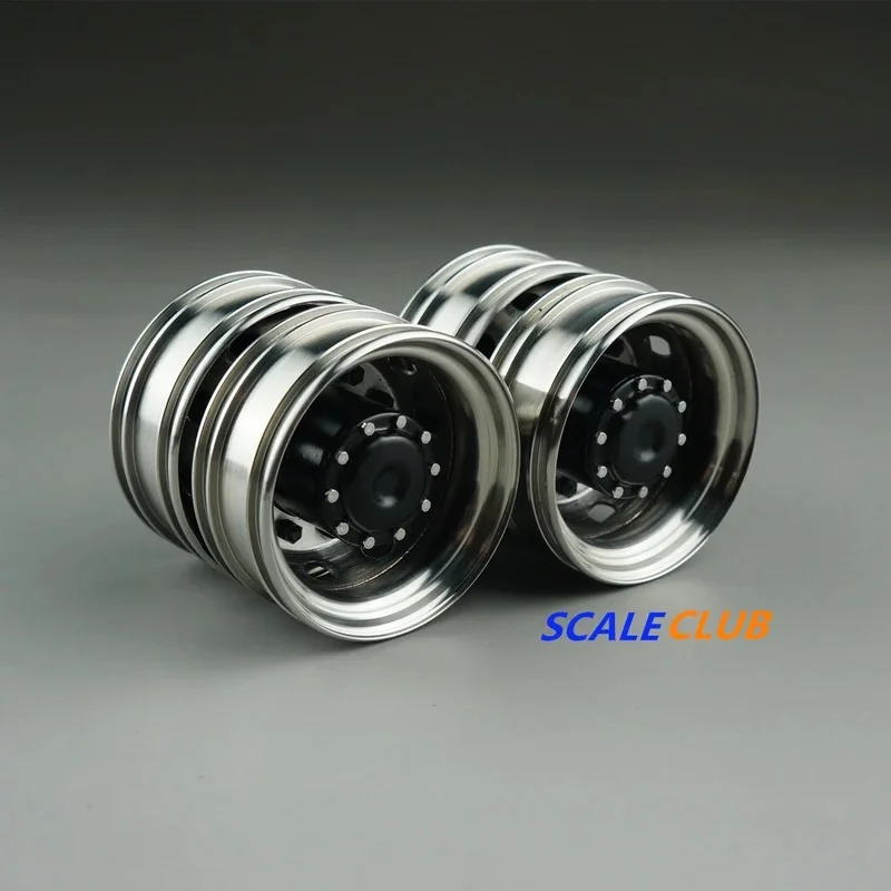 RC 1/14 Drag Head Mud Head General Upgrade Metal Rear Hub for Tamiya Hydraulic Excavator Loader Dump Truck Tripper DIY Parts